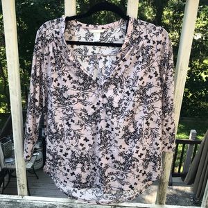 ⛄️Pink Butterfly pattern shirt⛄️